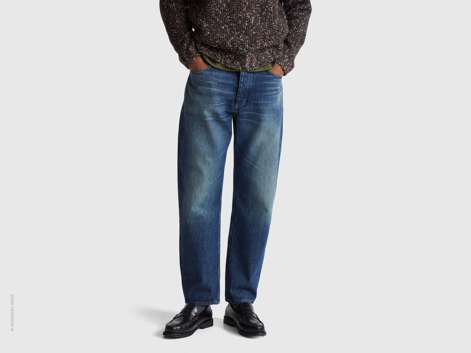 Jeans cinco bolsos tapered fit - ucb_image_F