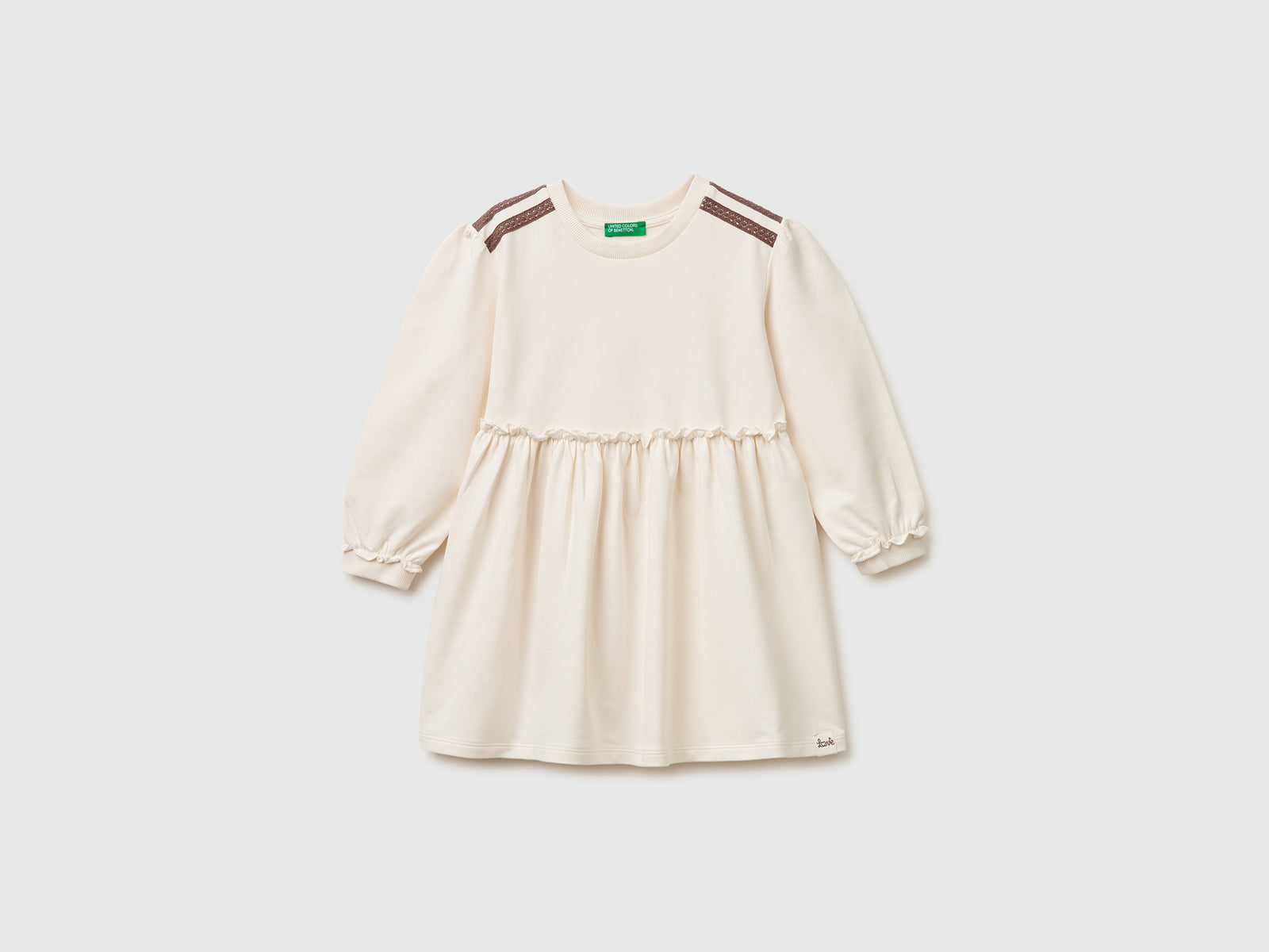 Sweatshirt dress with lace - ucb_image_FS