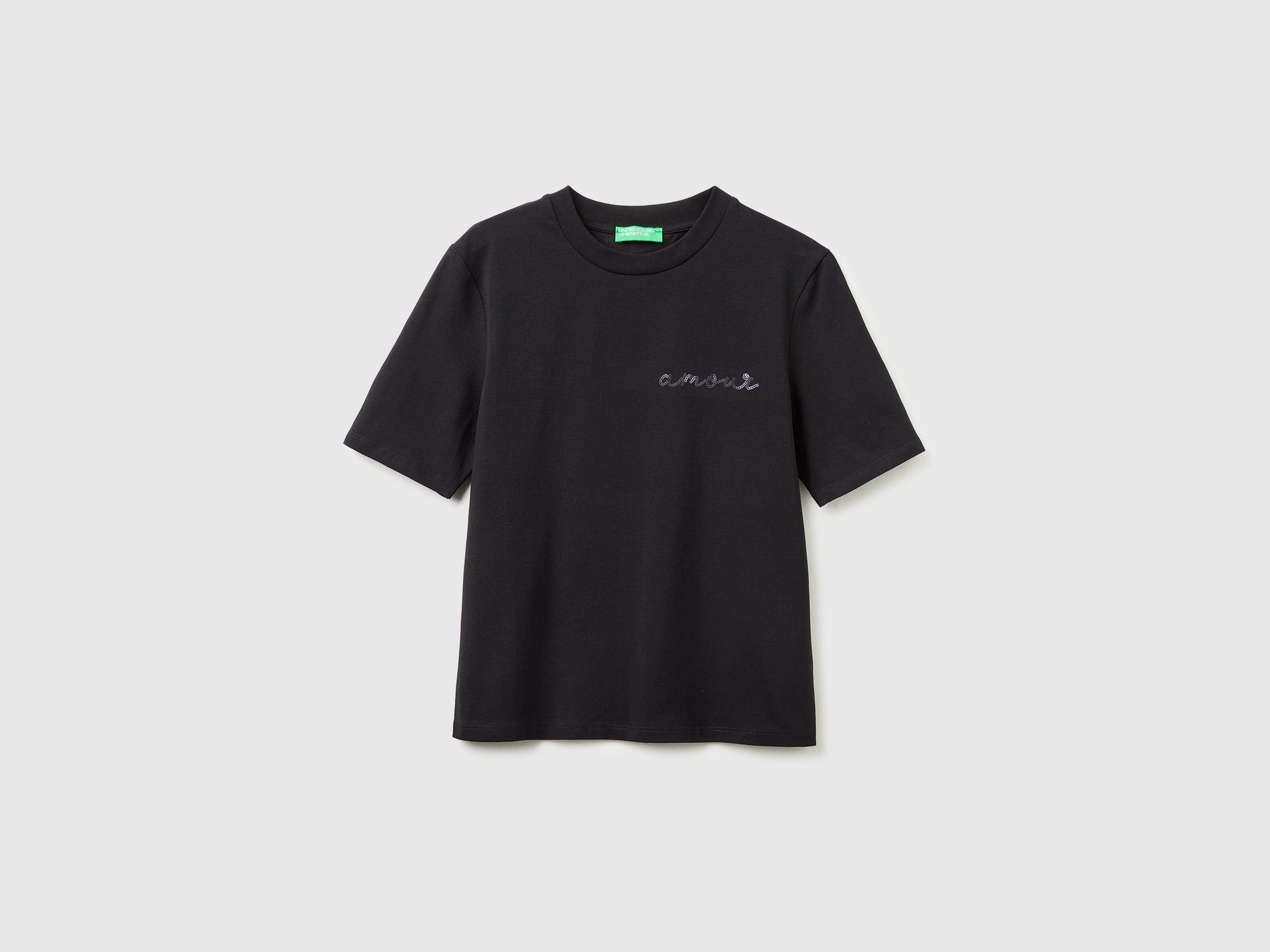 T-shirt with "amour" embroidery - ucb_image_FS