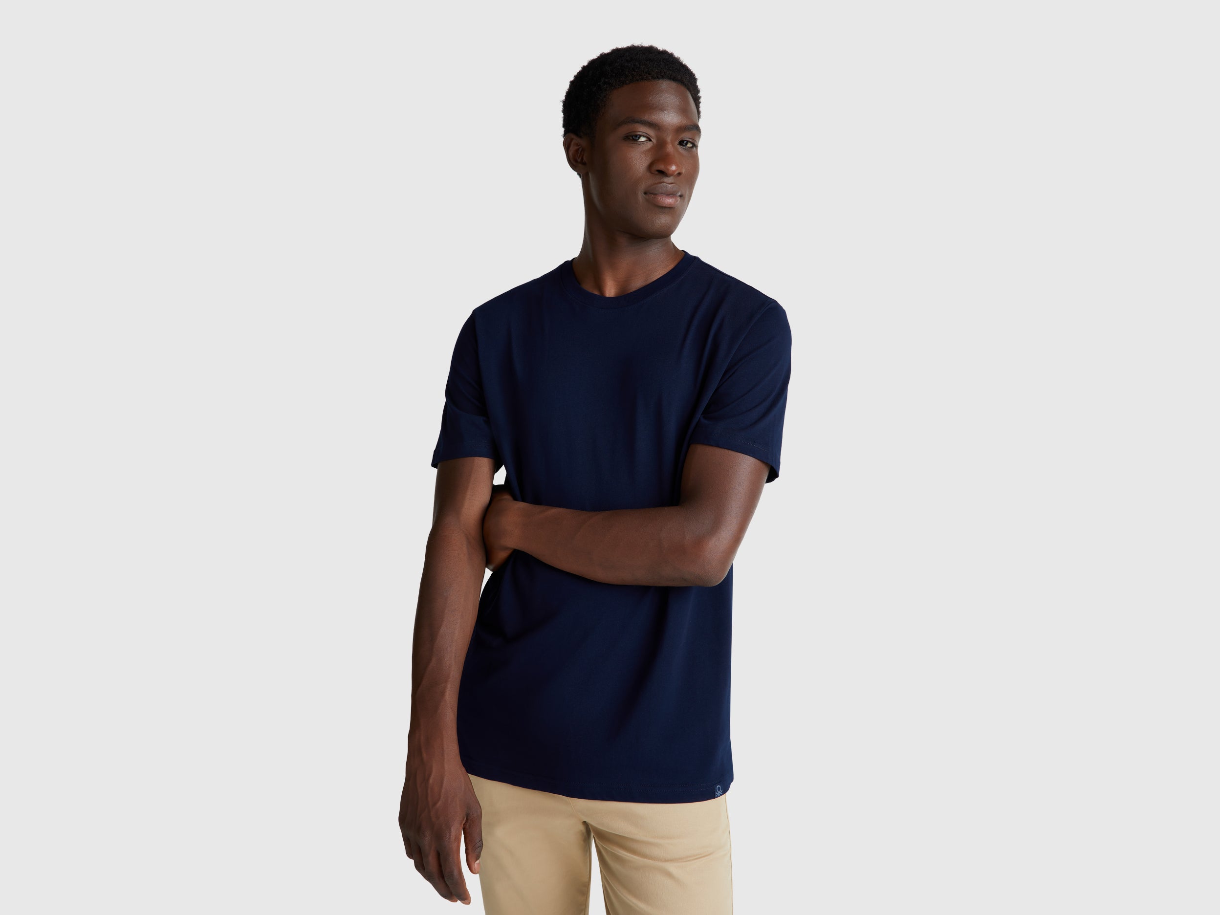 T-shirt em algodão de fibra longa - ucb_image_F