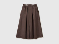Midi skirt with drawstring - ucb_image_BS
