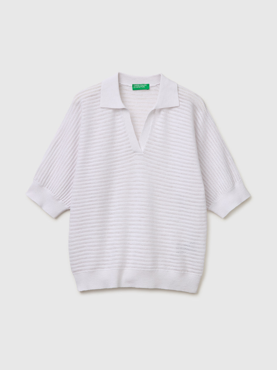 Polo perfurado em mistura de linho - ucb_image_FS
