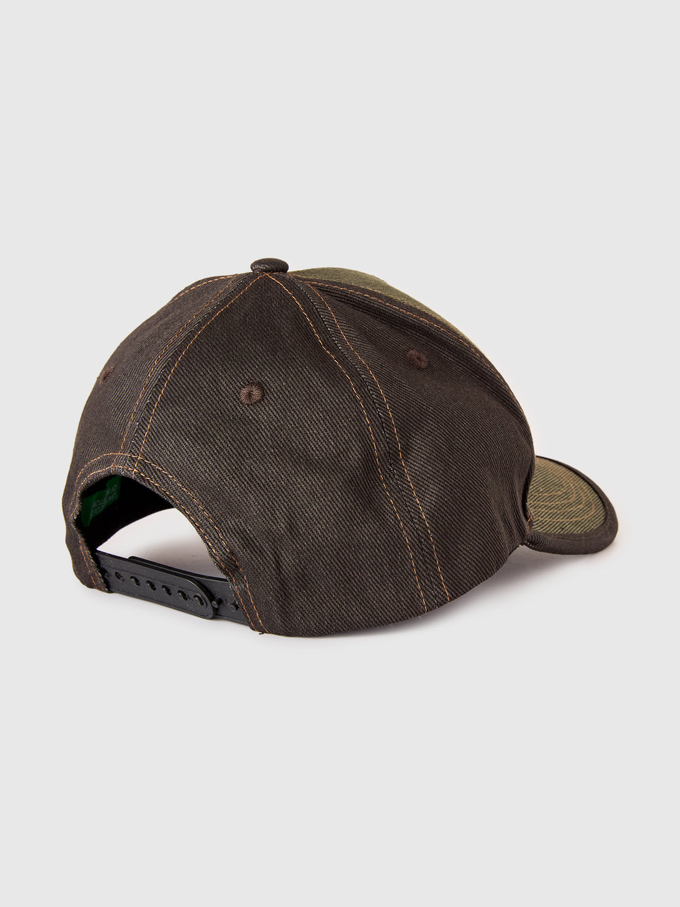 Denim baseball cap with slogan - ucb_image_BS