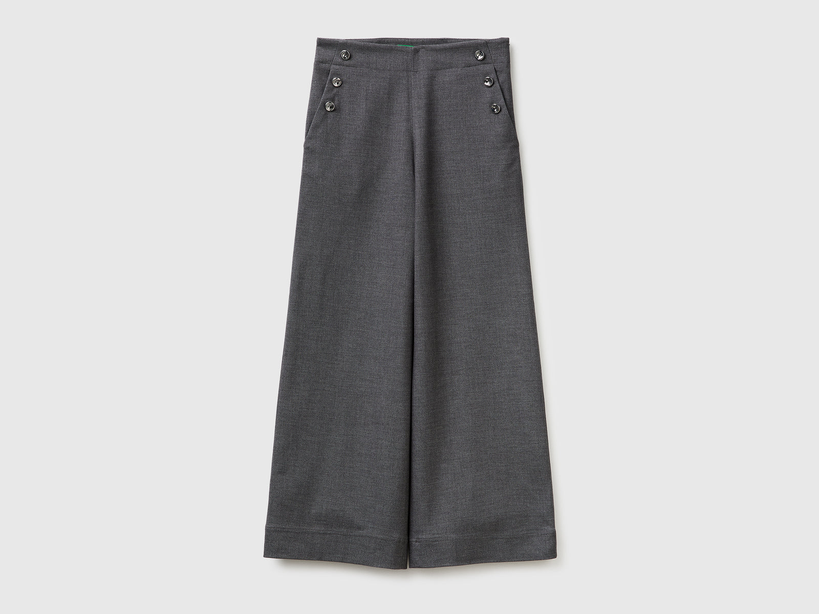 High-waisted trousers with buttons - ucb_image_FS