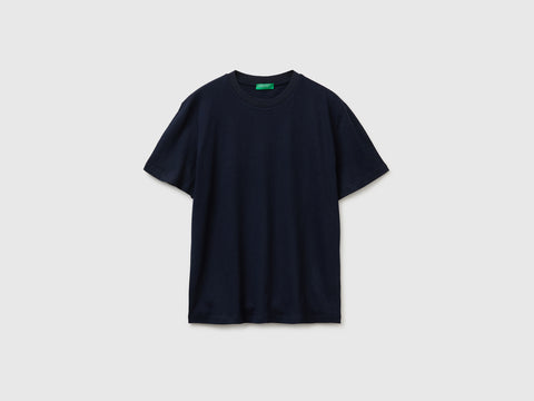 Crew neck T-shirt in linen blend - ucb_image_FS