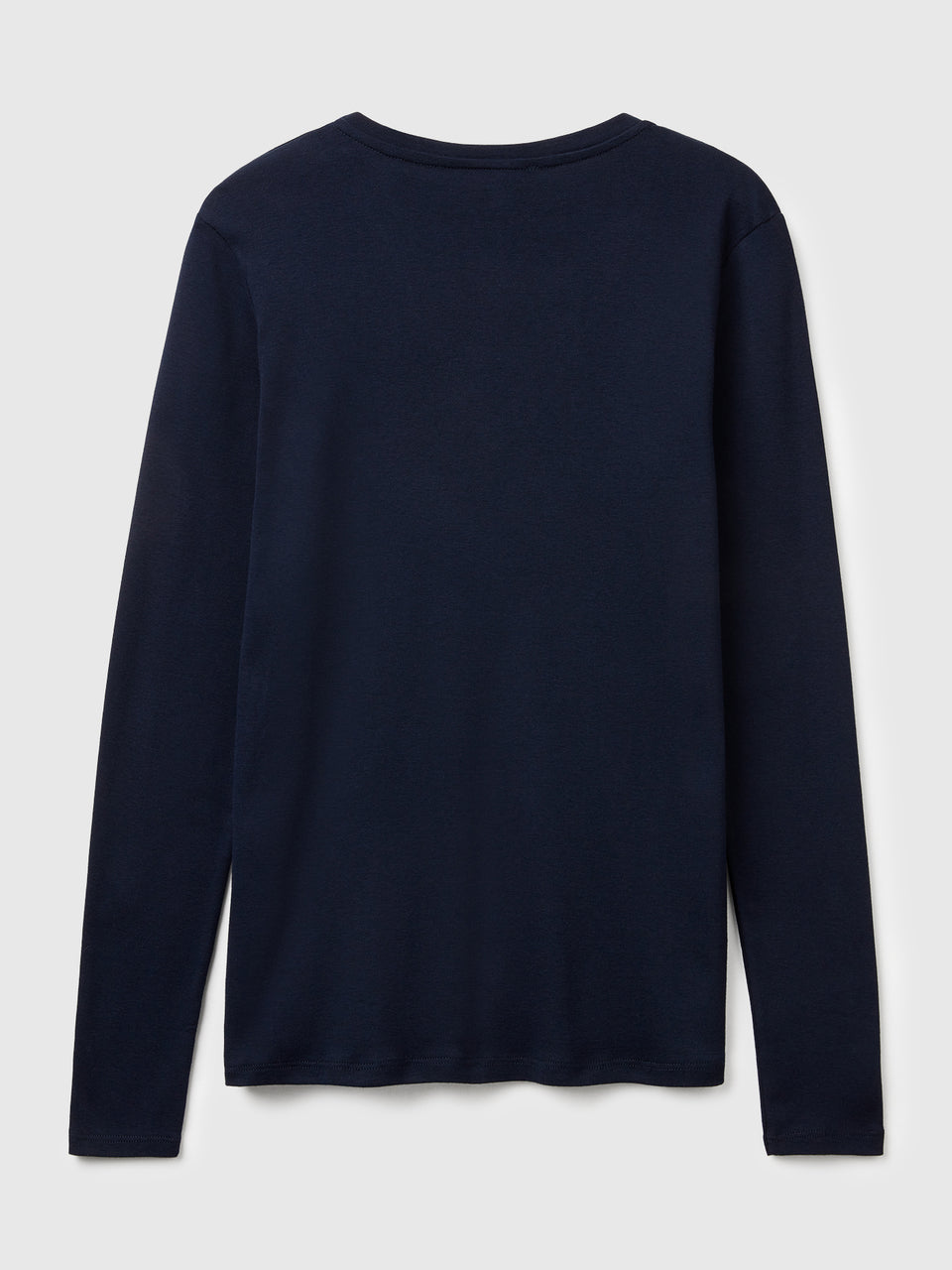 T-shirt azul-escuro com decote em V - ucb_image_BS