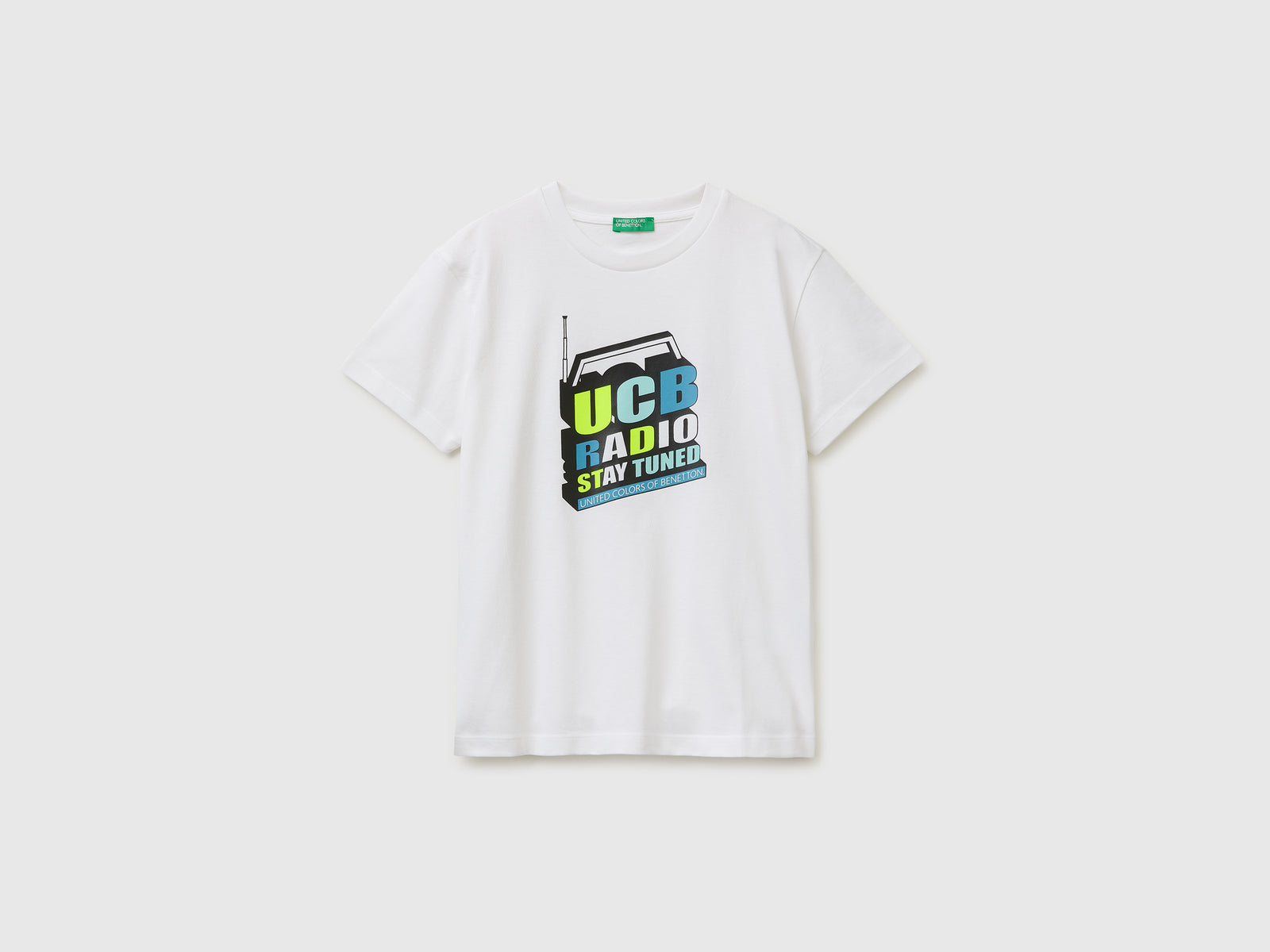 Organic cotton T-shirt with logo print - ucb_image_FS
