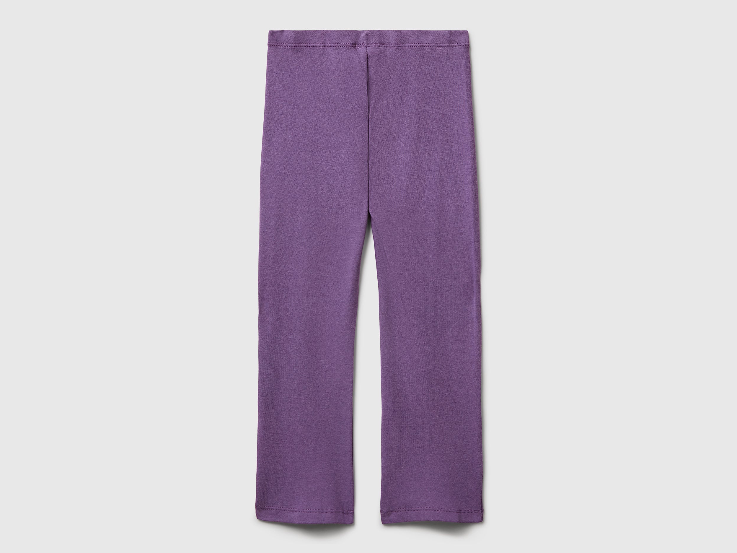 Leggings à boca-de-sino em algodão stretch - ucb_image_BS