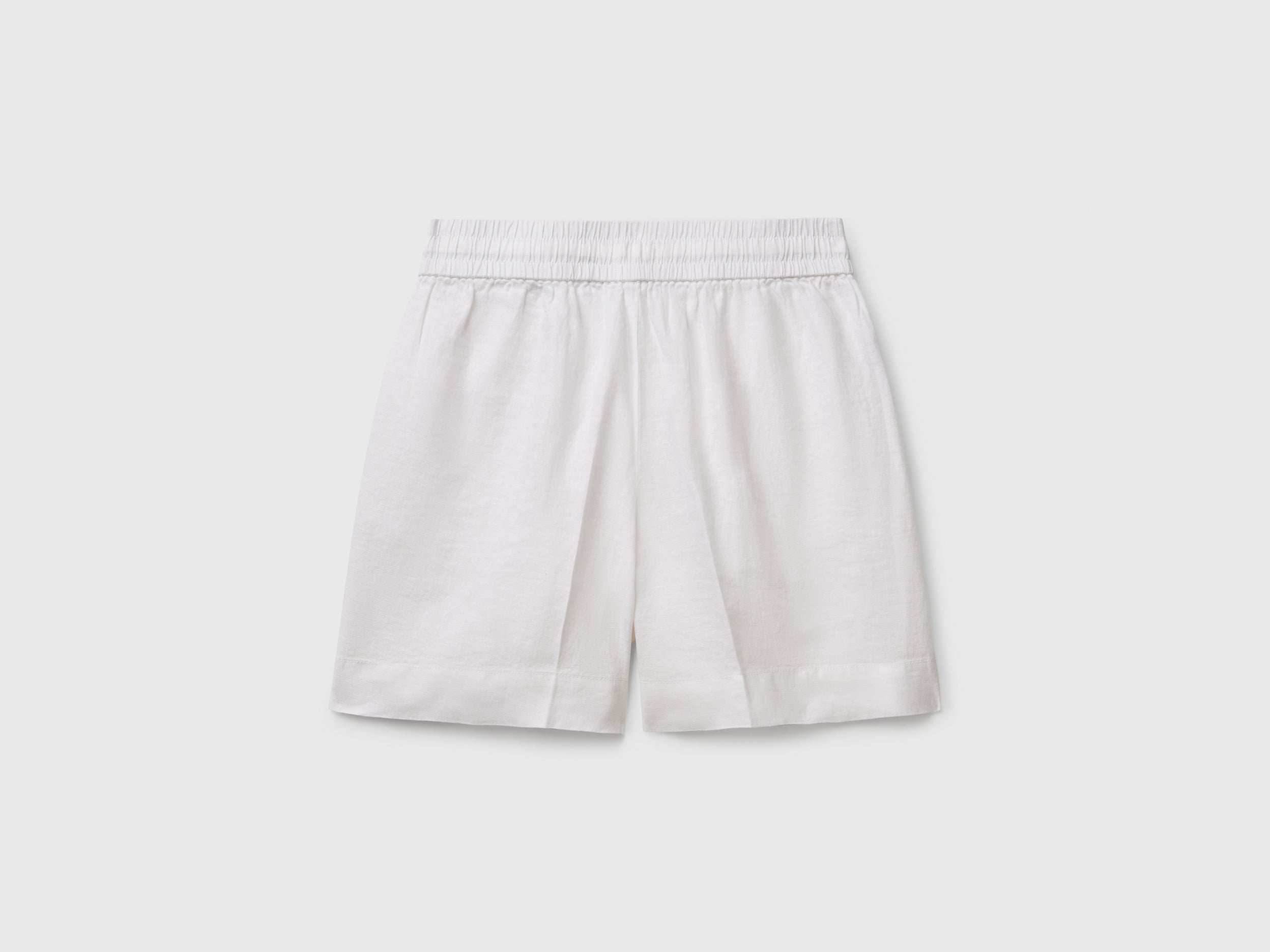Shorts em linho puro com cordão de ajuste - ucb_image_BS
