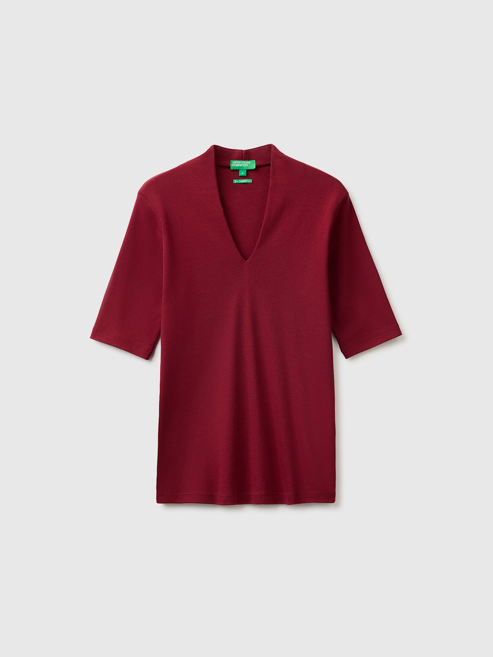 T-shirt slim fit em algodão de fibra longa - ucb_image_FS