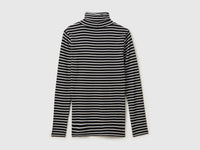 T-shirt de gola alta às riscas - ucb_image_BS