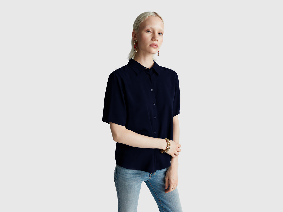 Camisa manga 3/4 em viscose - ucb_image_F