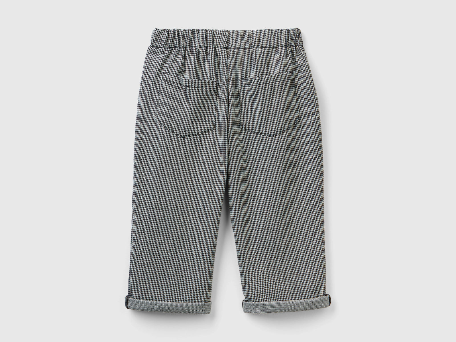 Calças pied-de-poule com laço - ucb_image_BS