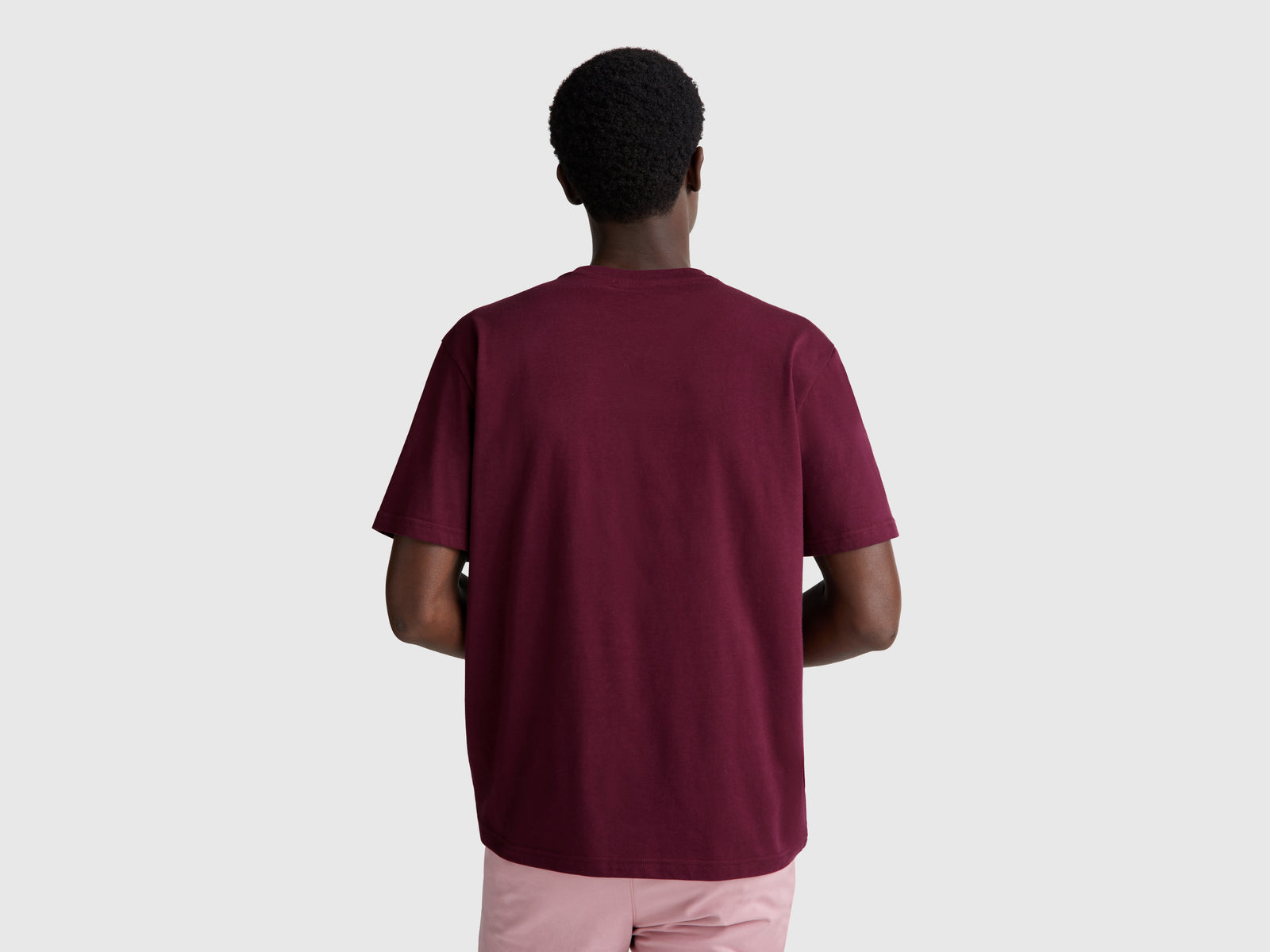T-shirt básica de algodão  - ucb_image_B