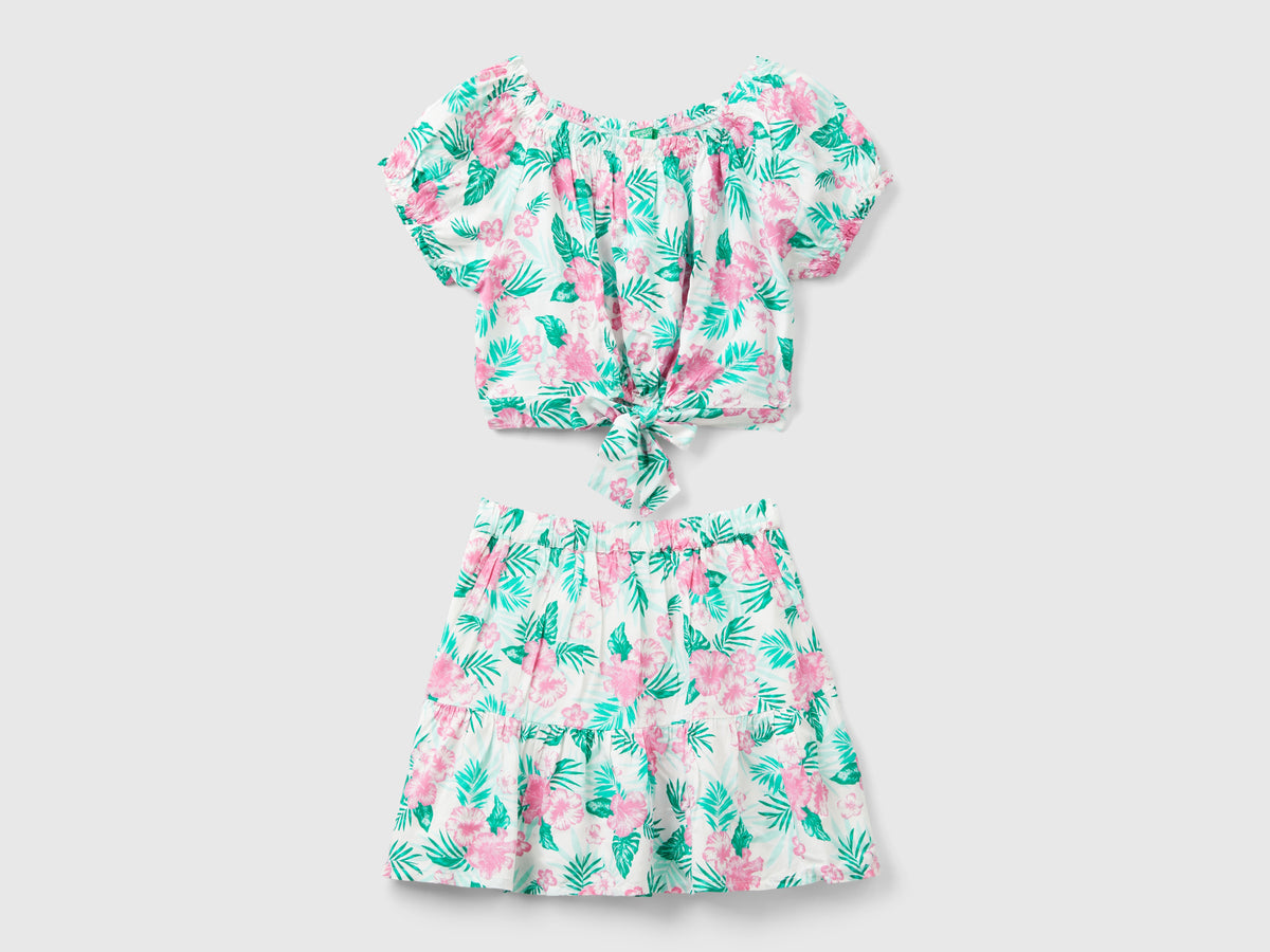 Conjunto top e saia às flores - ucb_image_FS