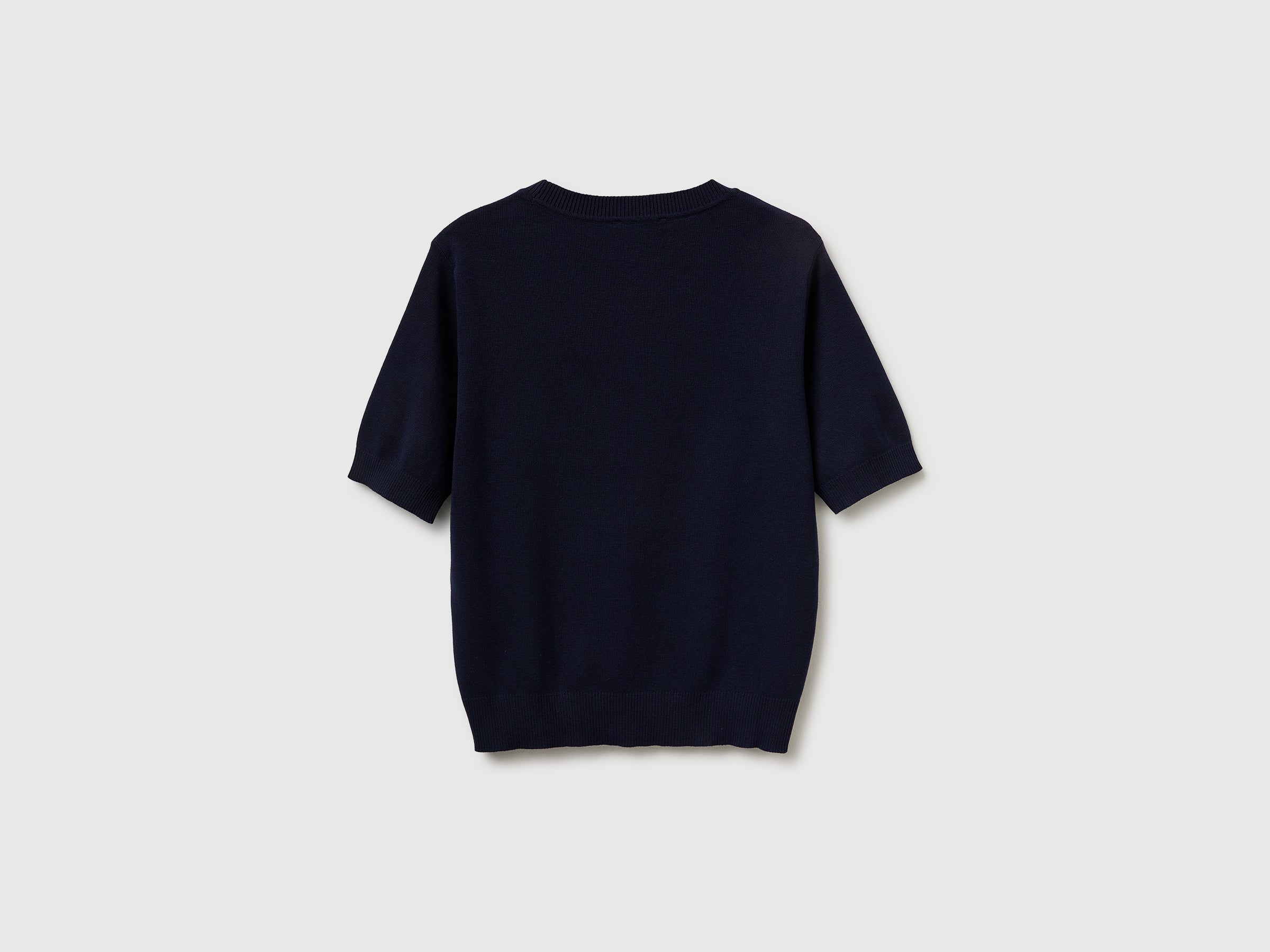 Dark blue short sleeve sweater - ucb_image_BS