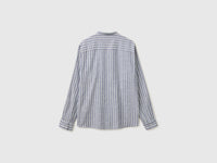 Camisa com carcela de botões riscada - ucb_image_BS