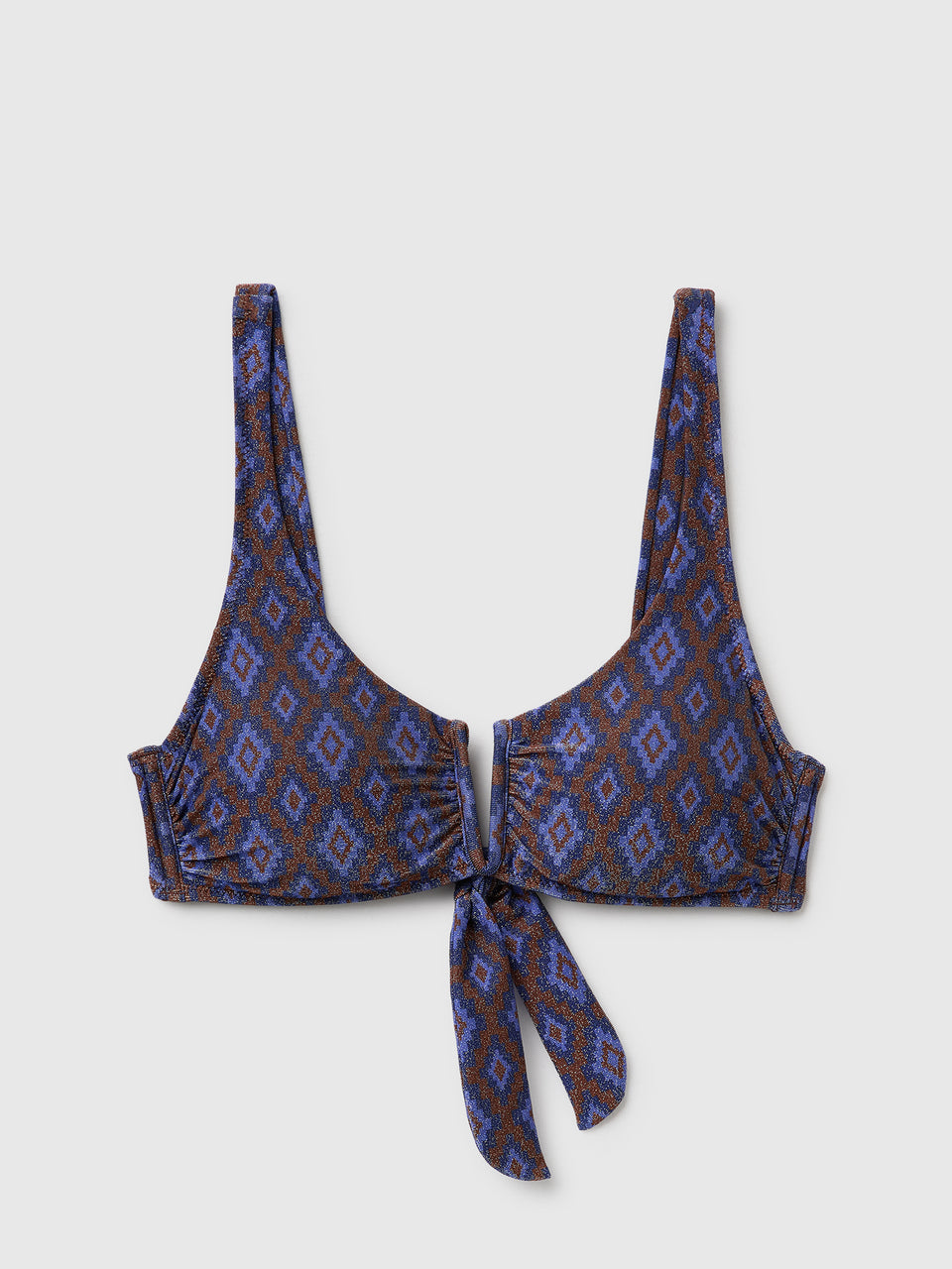 Soutien de biquíni com estampado étnico e lurex - ucb_image_FS