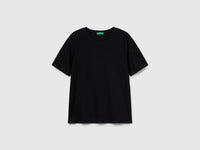 T-shirt de gola redonda em algodão flamé - ucb_image_FS