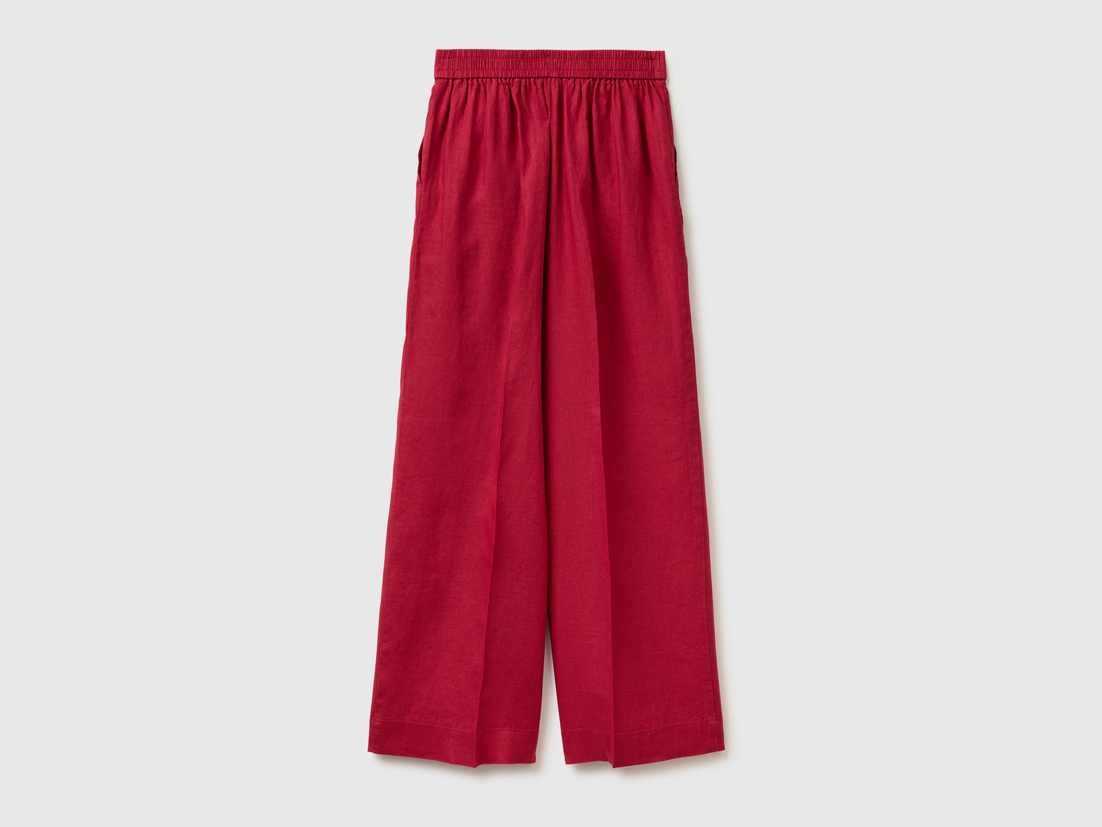 Palazzo trousers in pure linen - ucb_image_BS