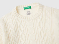 Camisola com tranças em mistura de lã - ucb_image_DS1