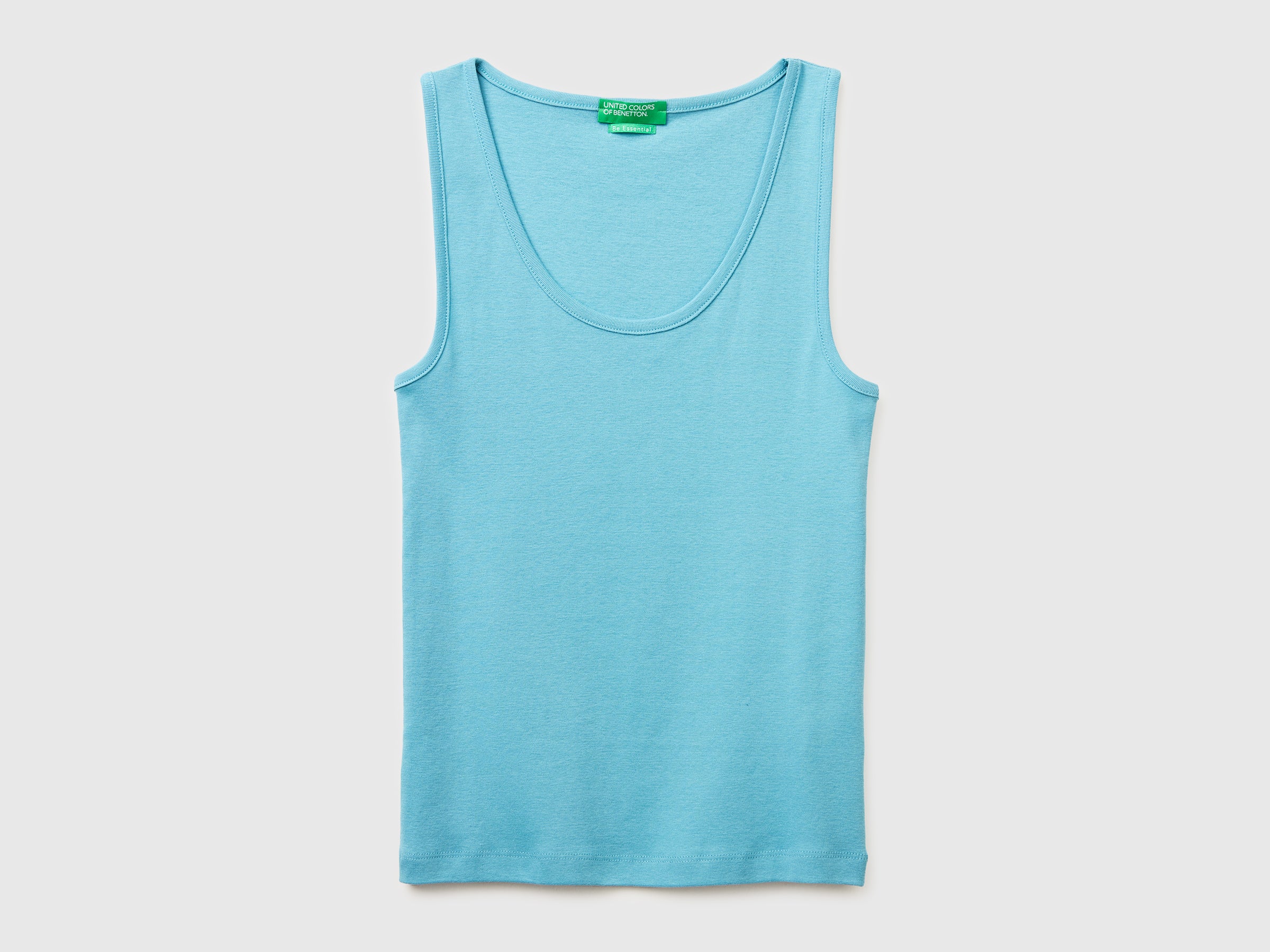 Slim fit ribbed tank top - ucb_image_FS