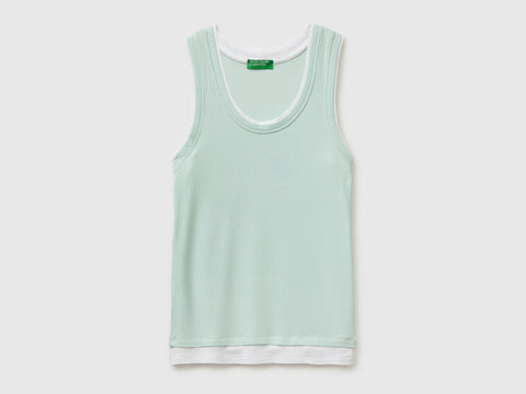 Slim fit ribbed tank top - ucb_image_FS