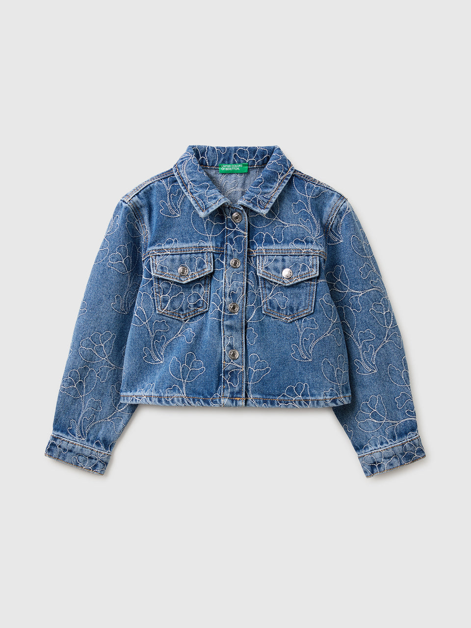 Denim jacket with embroidery - ucb_image_FS