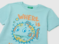 Printed T-shirt with zip - ucb_image_DS1