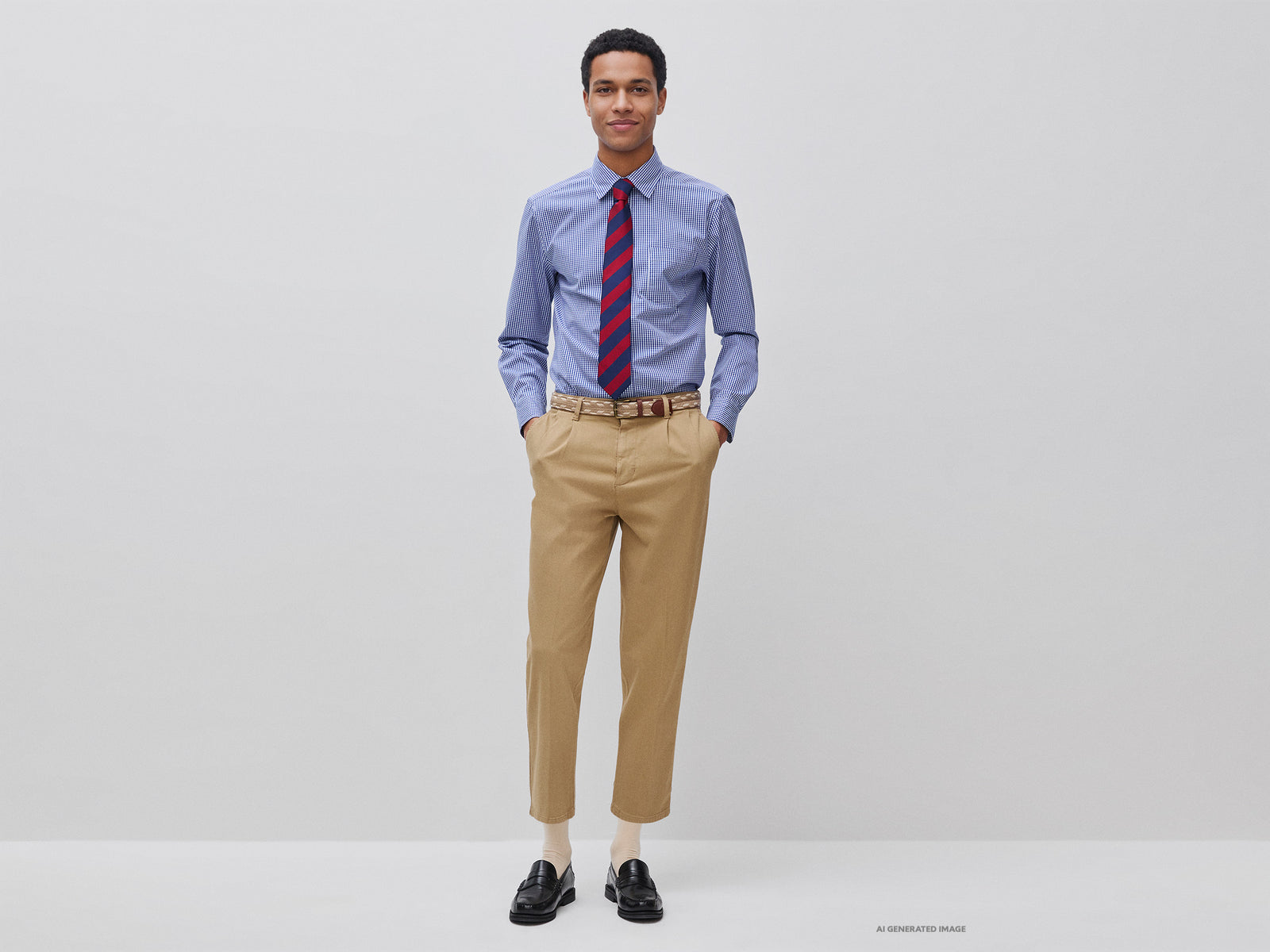 Straight chinos
