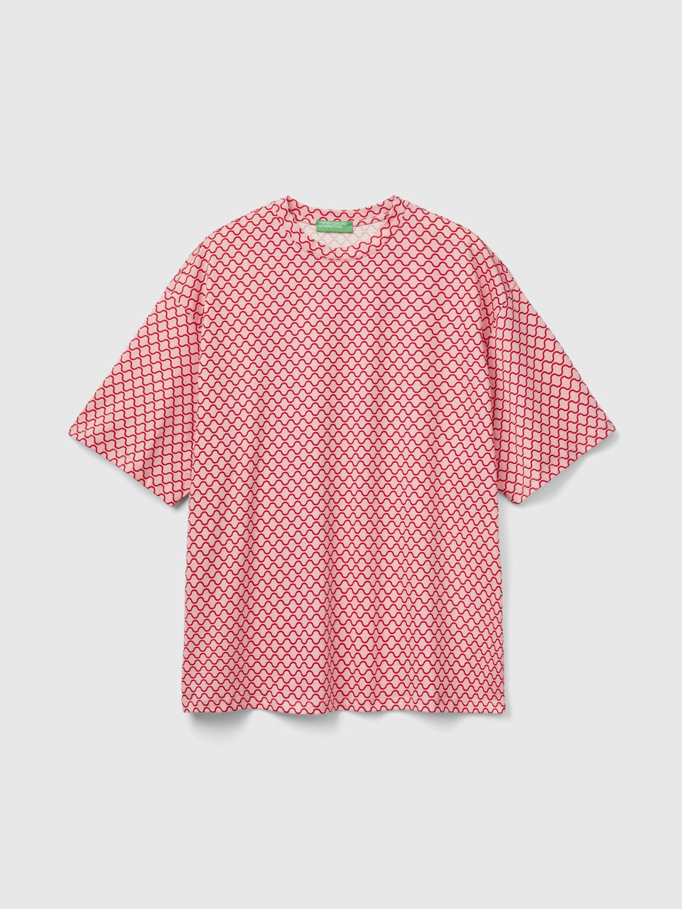 T-shirt com estampa de ondas - ucb_image_FS