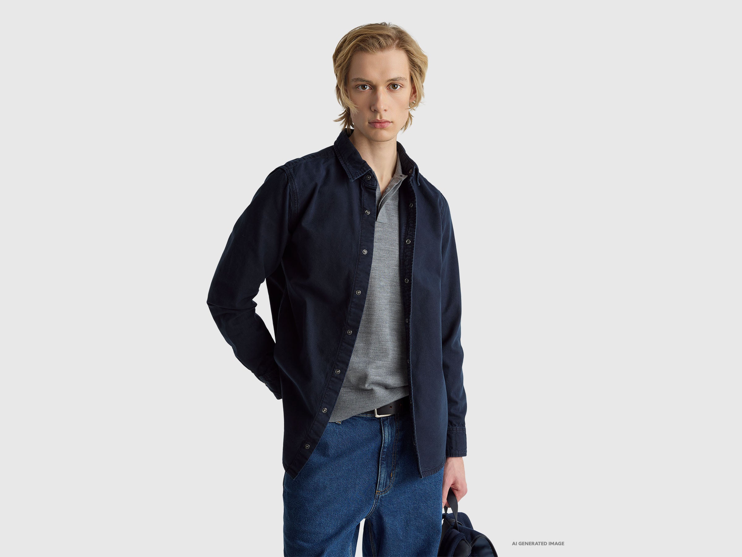 Camisa slim fit 100% algodão - ucb_image_F