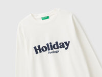 T-shirt em algodão quente com texto - ucb_image_FY