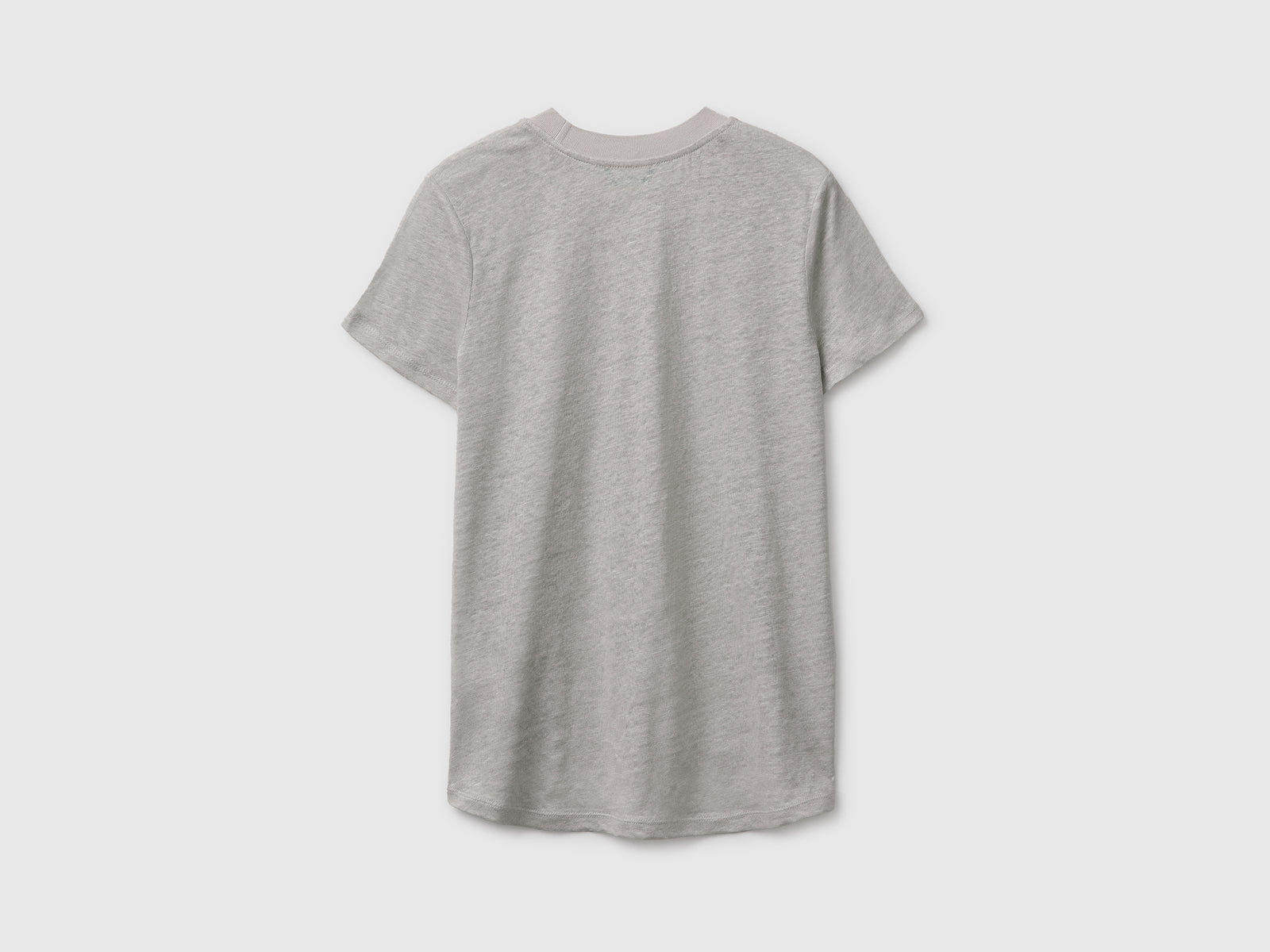Crew neck T-shirt in pure linen - ucb_image_BS