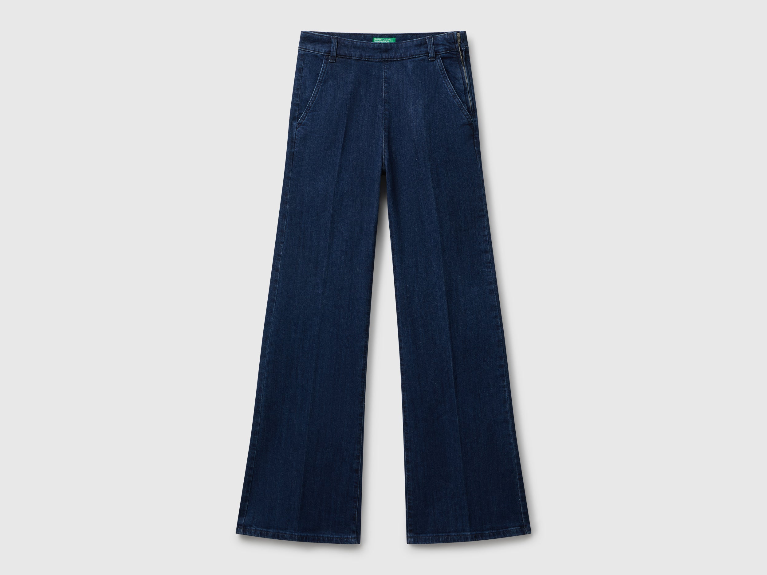 Jeans flare com fecho de correr - ucb_image_FS