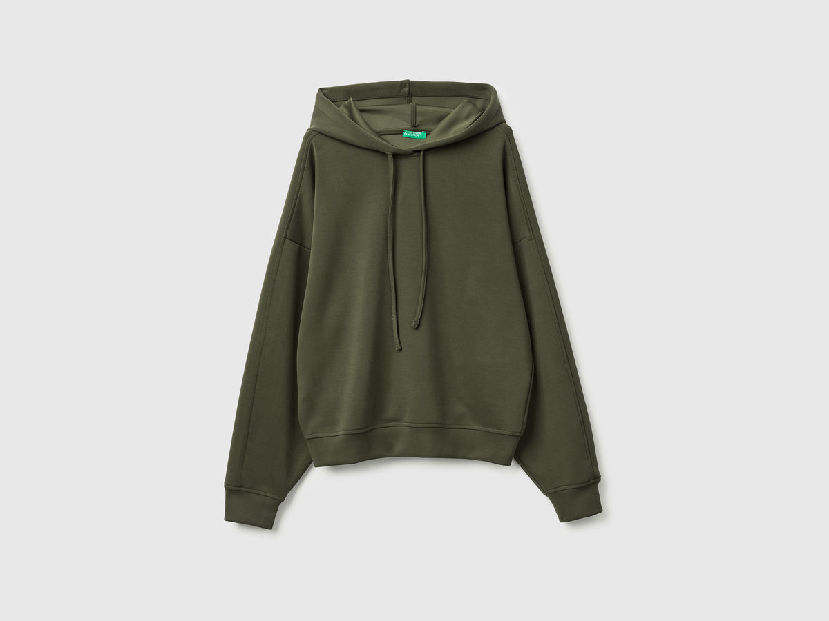 Sweat com capuz em mistura de viscose - ucb_image_FS