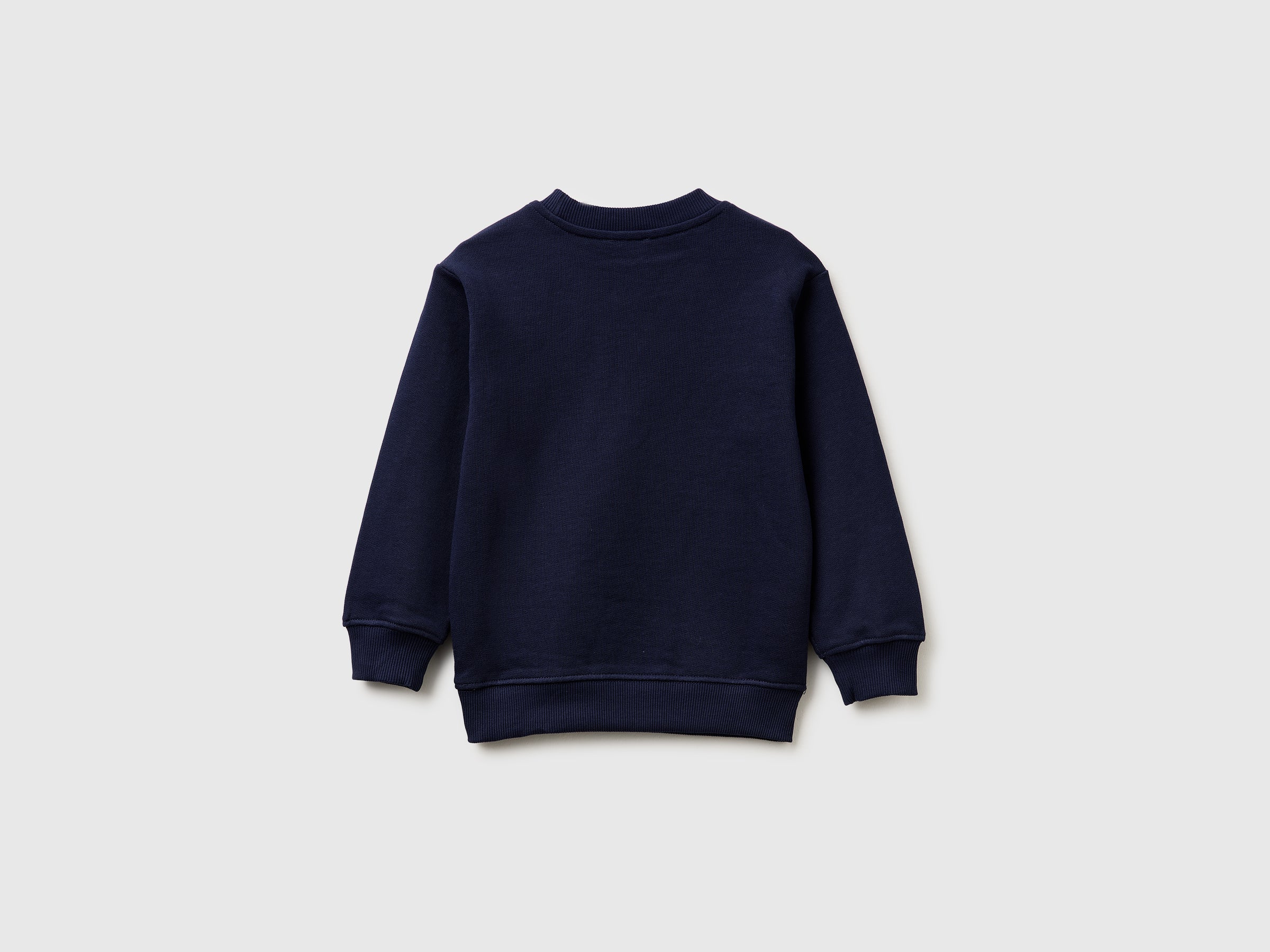 Organic cotton sweatshirt with logo print - ucb_image_BS