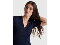 T-shirt slim fit em algodão de fibra longa - ucb_image_FY