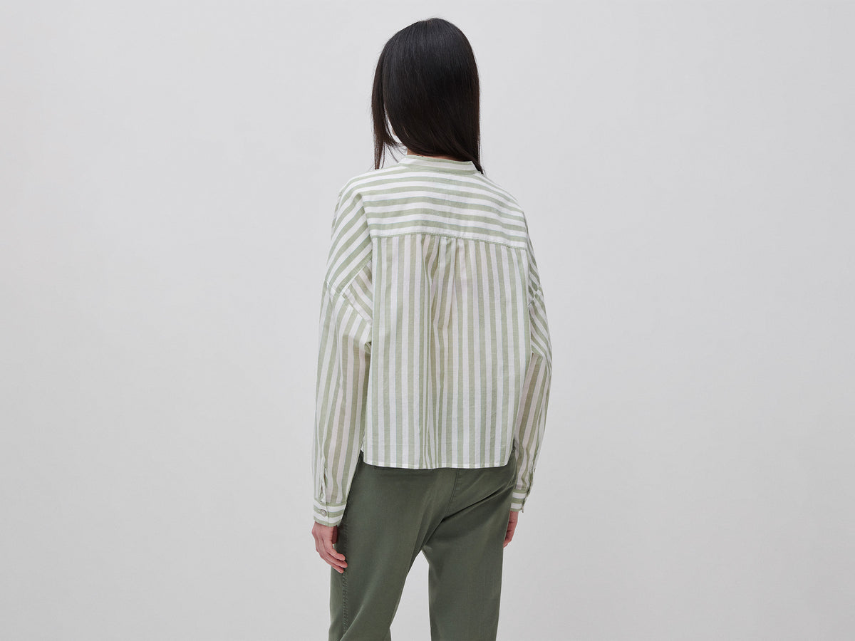 Camisa às riscas com gola coreana - ucb_image_B