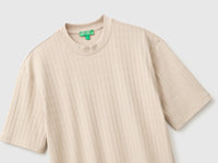 T-shirt canelada de algodão stretch - ucb_image_FY