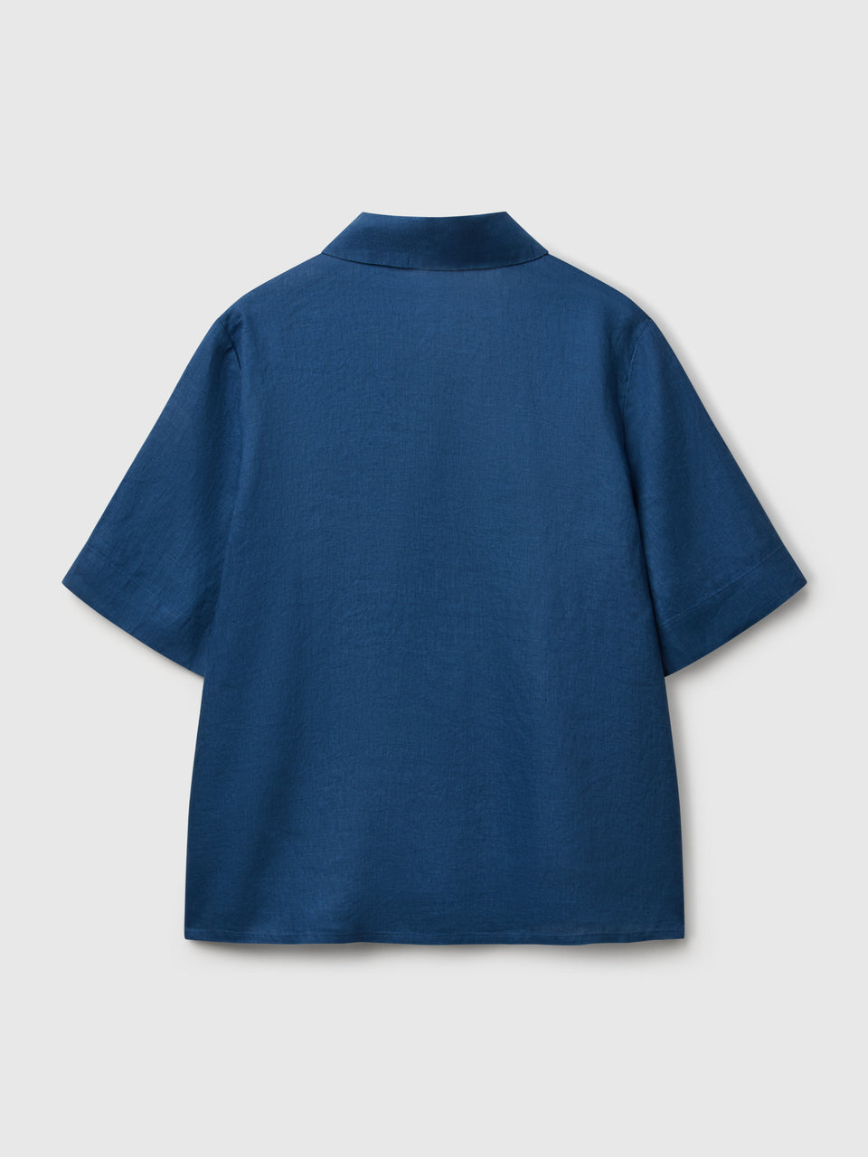 Blusa de manga curta em linho puro - ucb_image_BS