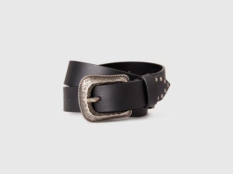 Leather belt with studs - ucb_image_FS