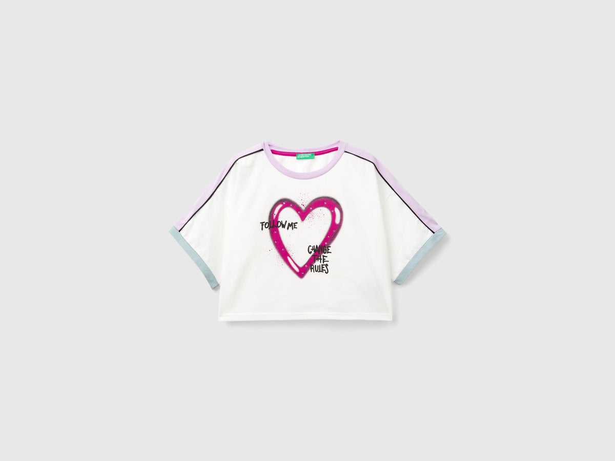 T-shirt com estampa graffiti e strass - ucb_image_FS