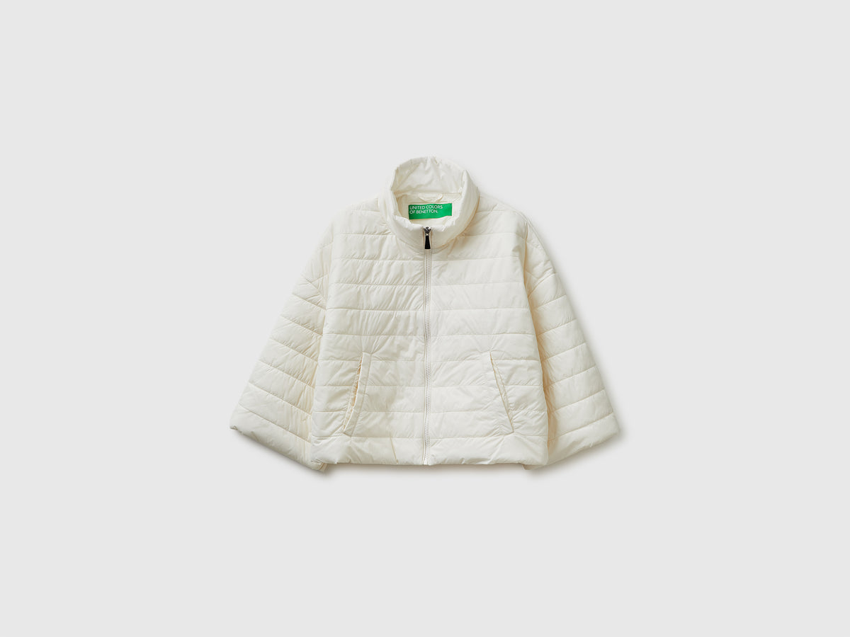 Lightweight padded jacket with 3/4 sleeves - ucb_image_FS