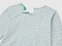 T-shirt às flores em algodão stretch - ucb_image_DS1