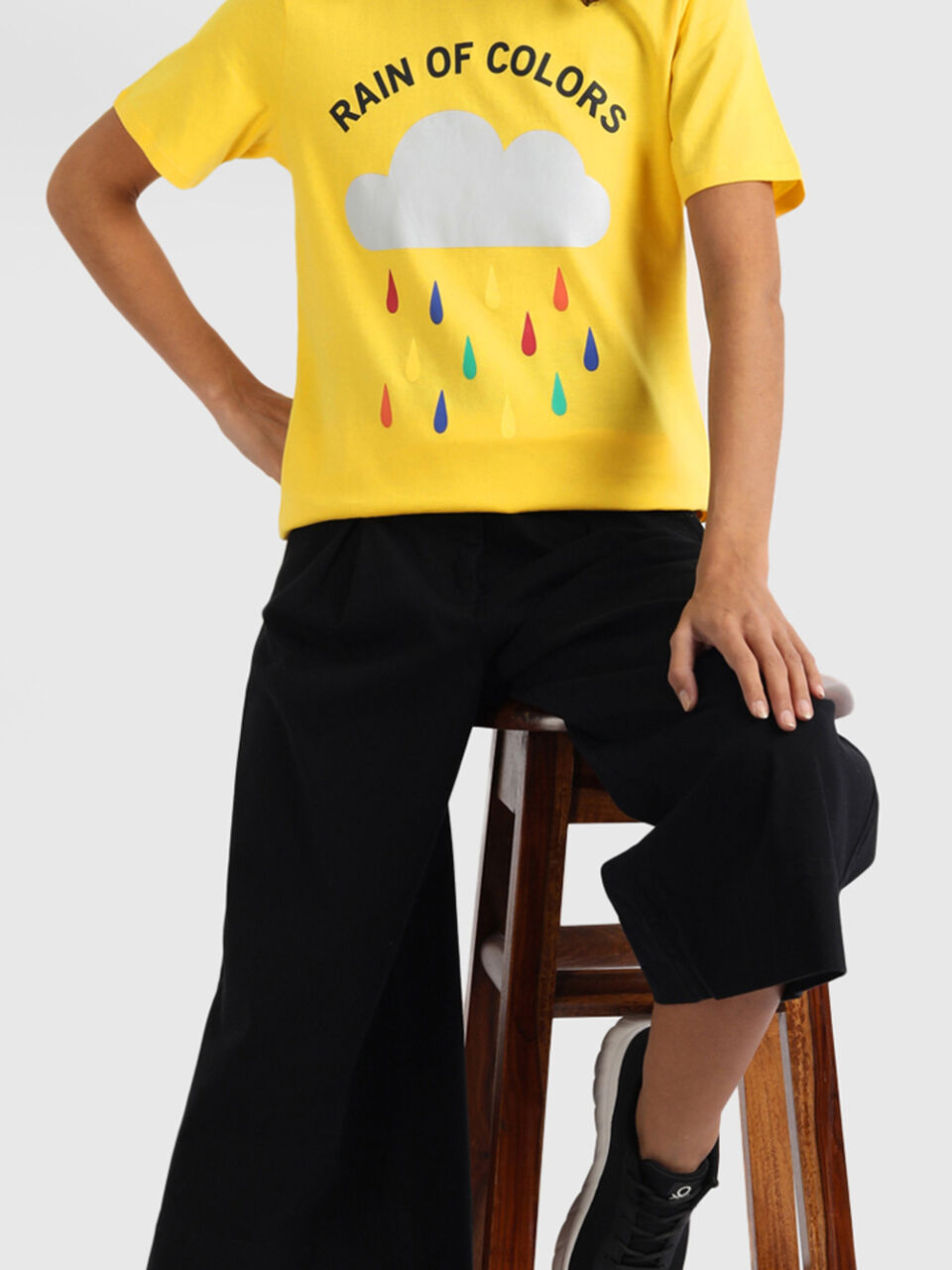 Cloud Print T-Shirt image number null