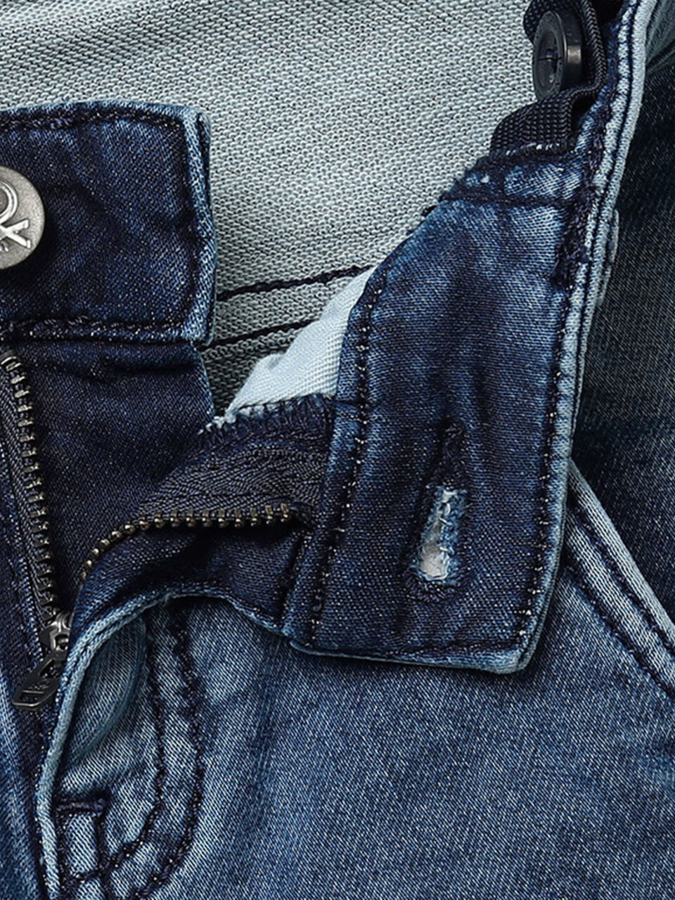 UCB Embossed Regular Fit Denims image number null