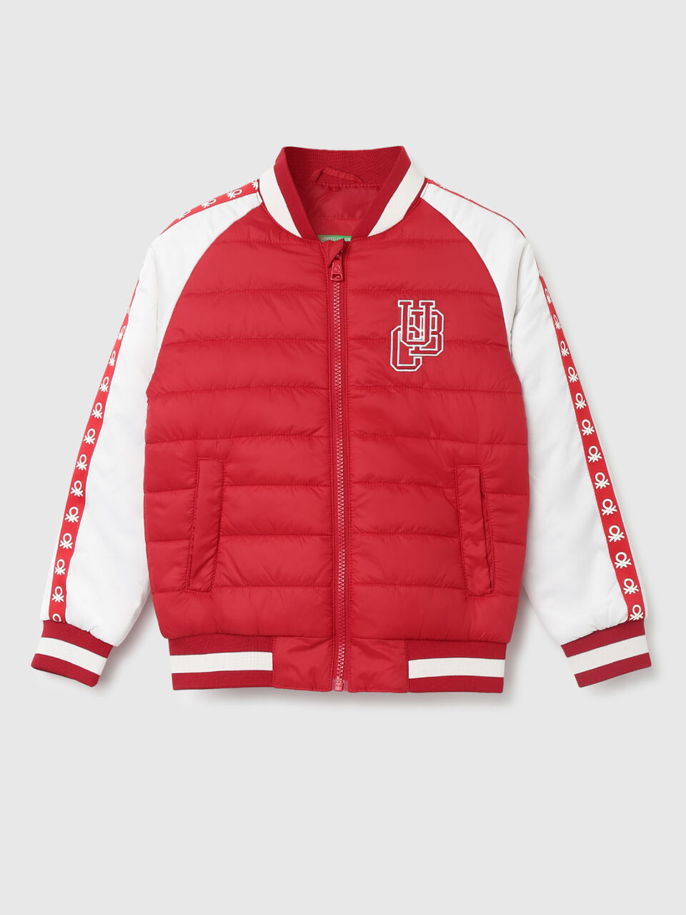 COLOR BLOCK ICON TAPE UCB BADGE JACKET image number 1