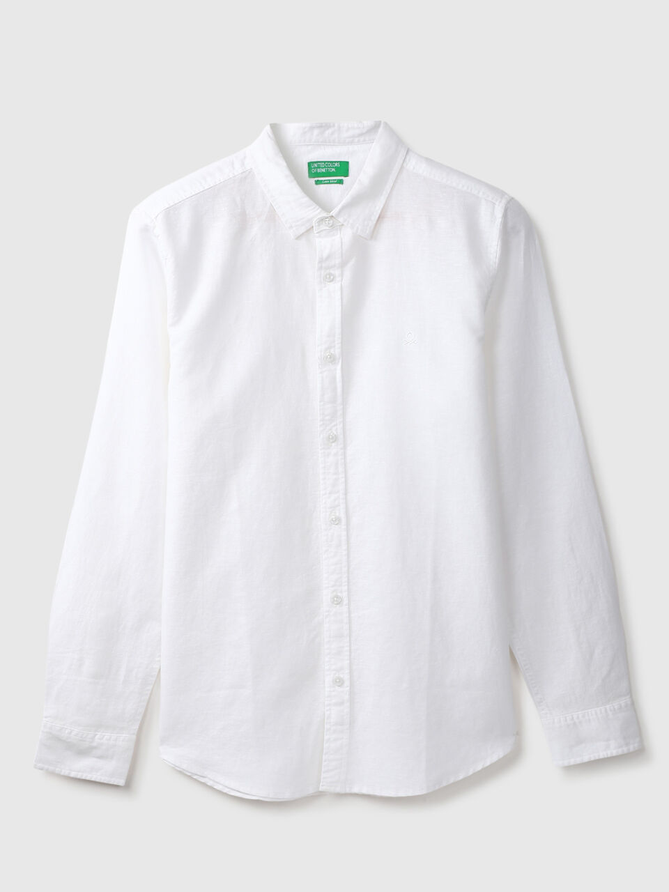 F/S LINEN REGULAR COLLAR SHIRT image number 1
