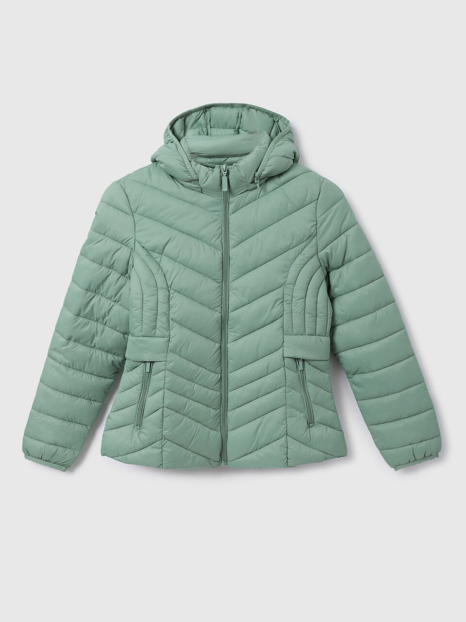 F/S HOODED BOMBER image number 1